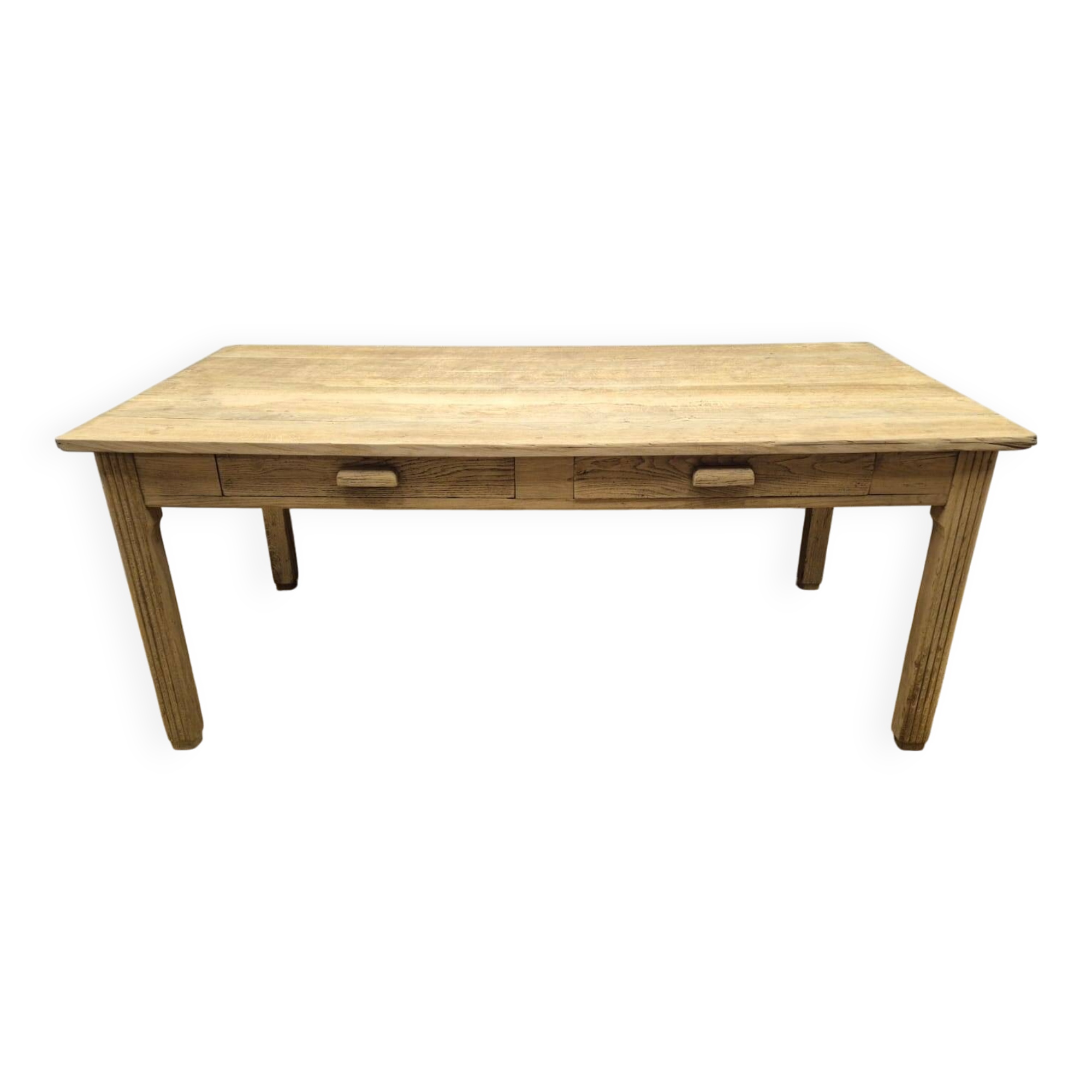Solid oak farmhouse table