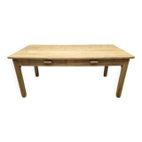 Solid oak farmhouse table