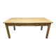 Solid oak farmhouse table