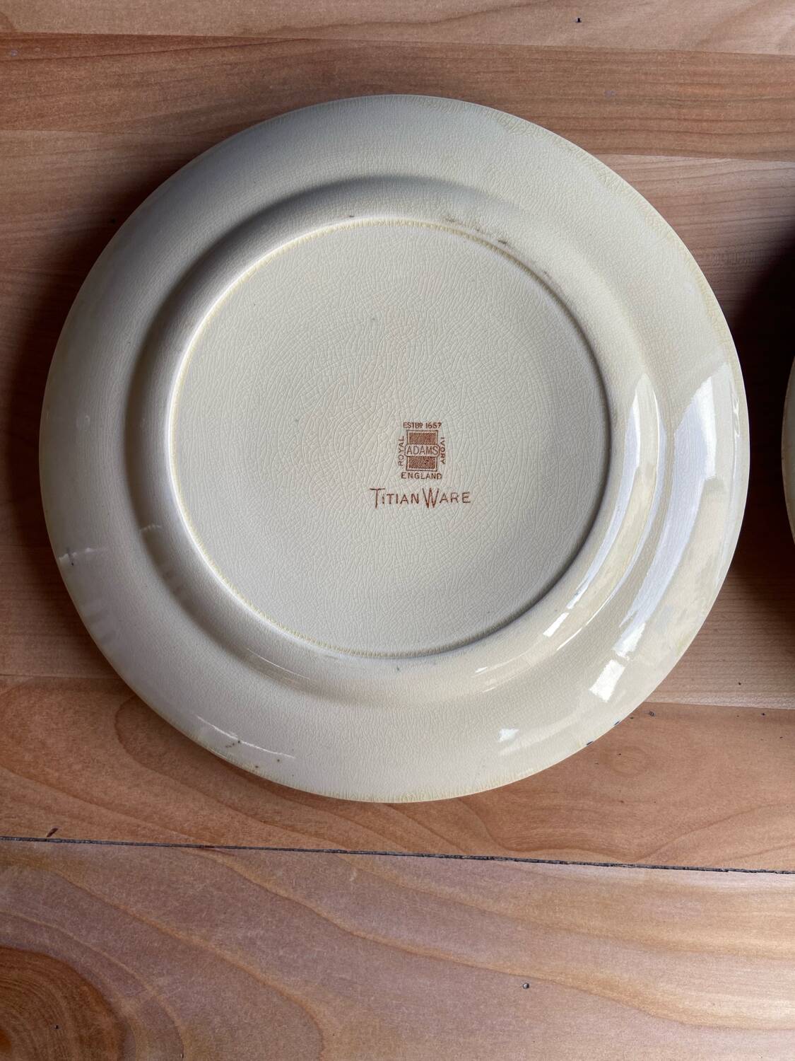 Adams Titian Ware House Plate
