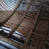 Rattan armchair