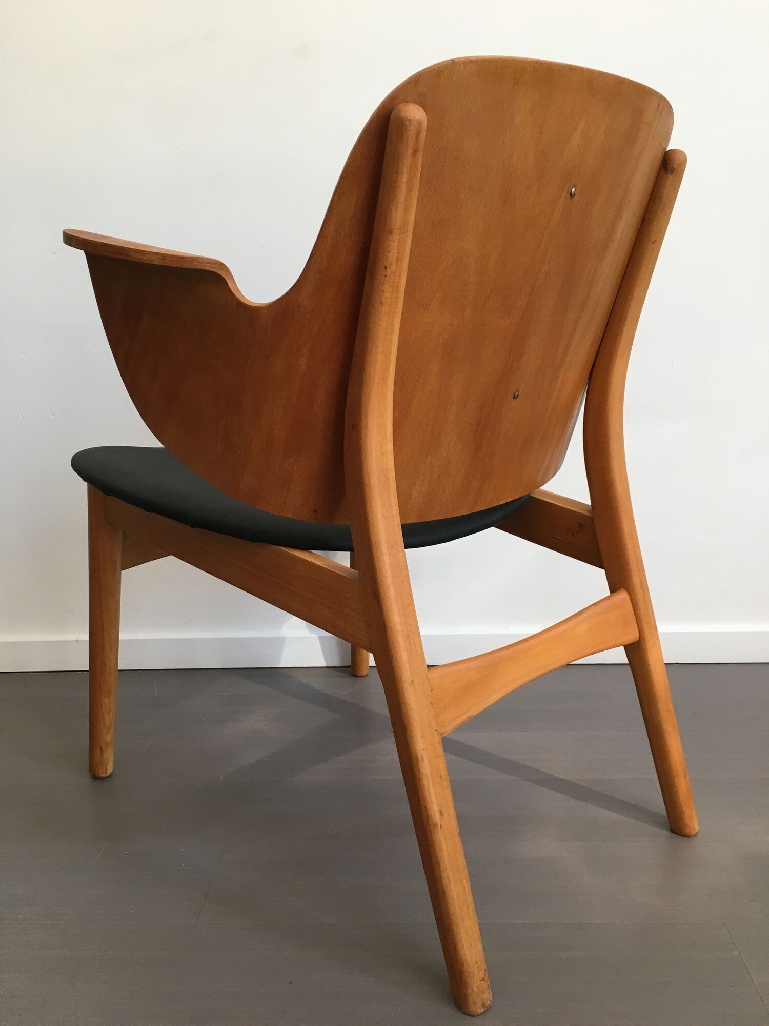 Hans Olsen lounge chair model 107 for Bramin, Denmark, 1950 's