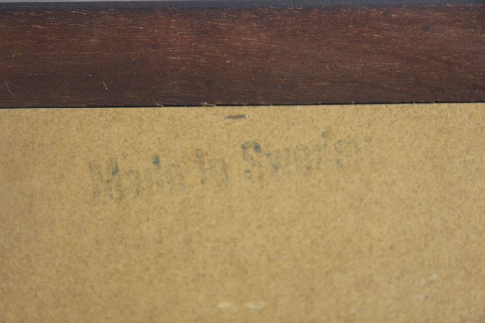 Miroir scandinave en palissandre, Suède, 1960, 113 x 51cm