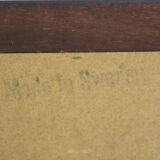 Miroir scandinave en palissandre, Suède, 1960, 113 x 51cm