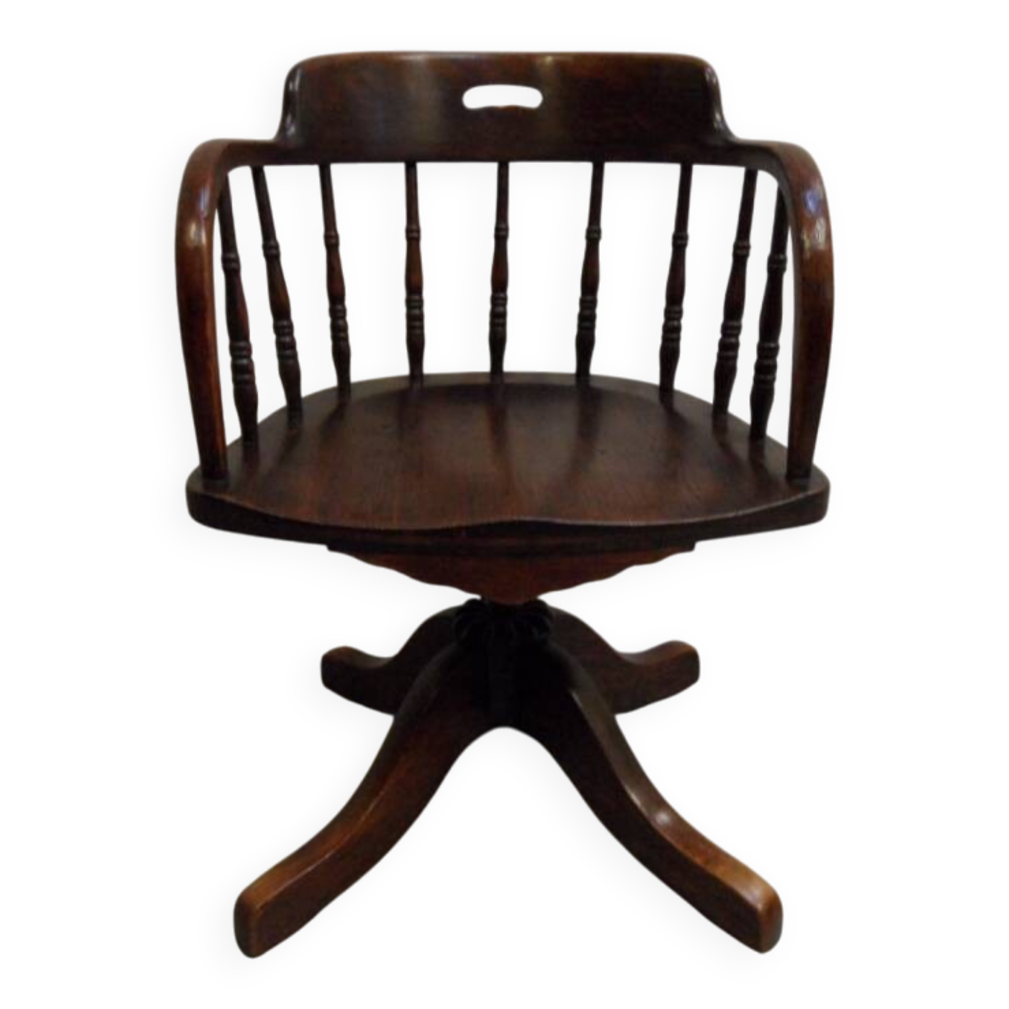 Antique swivel office chair