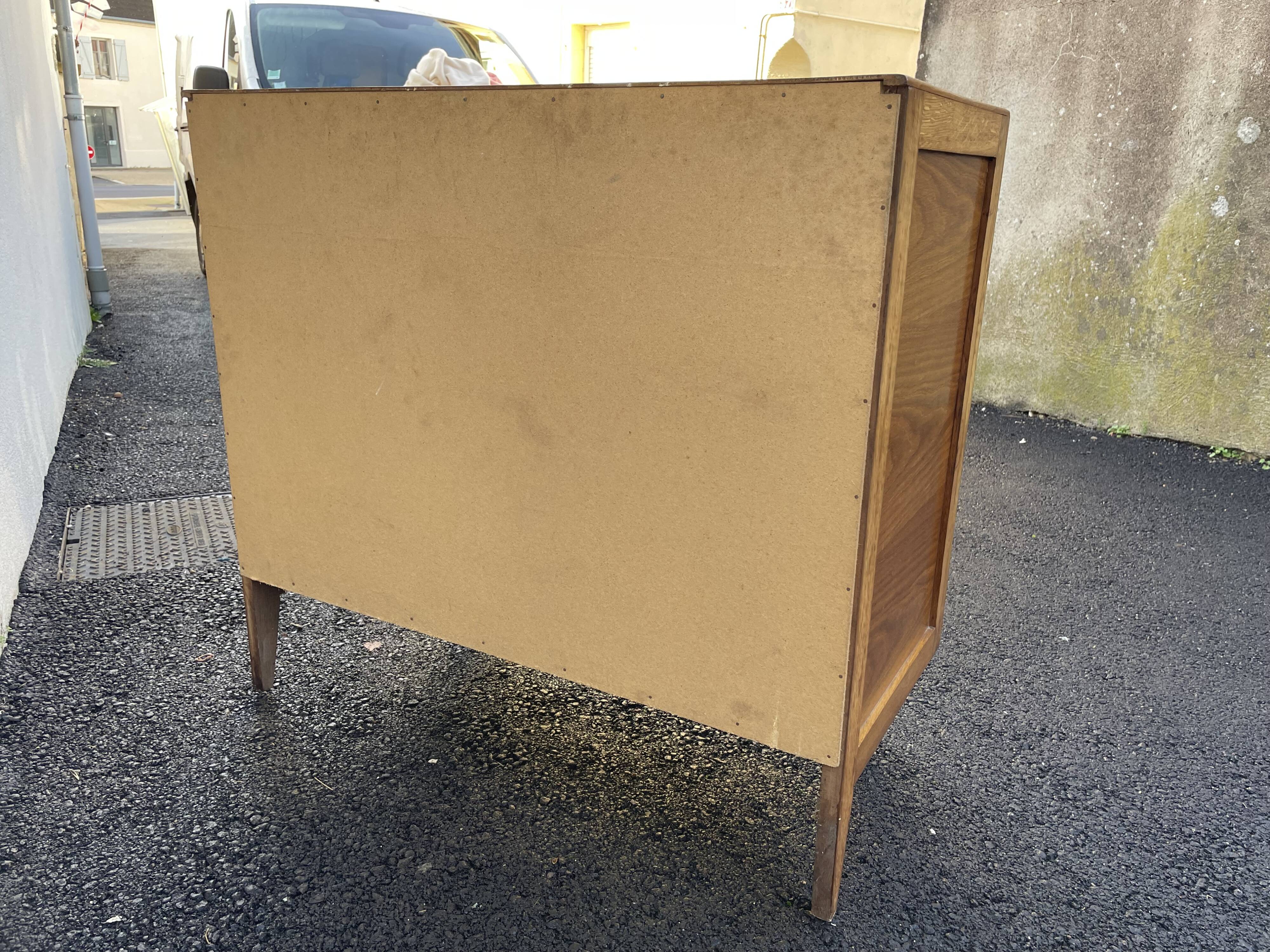 Commode vintage pieds compas