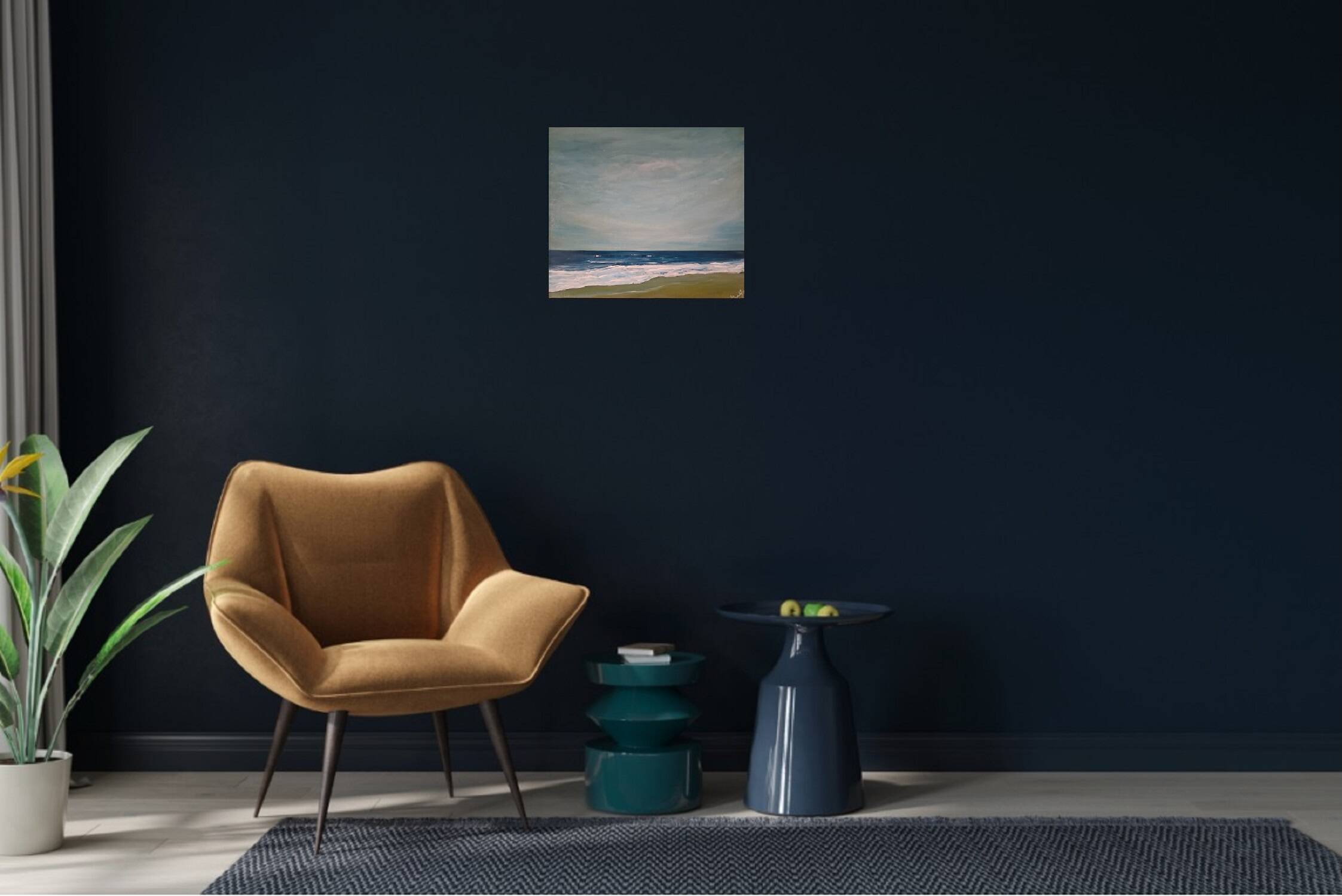 Original painting signed and delivered with its certificate: marine painting