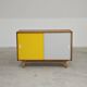 Yellow and grey U-452 sideboard by Jiri Jiroutek for Interier Praha 1960
