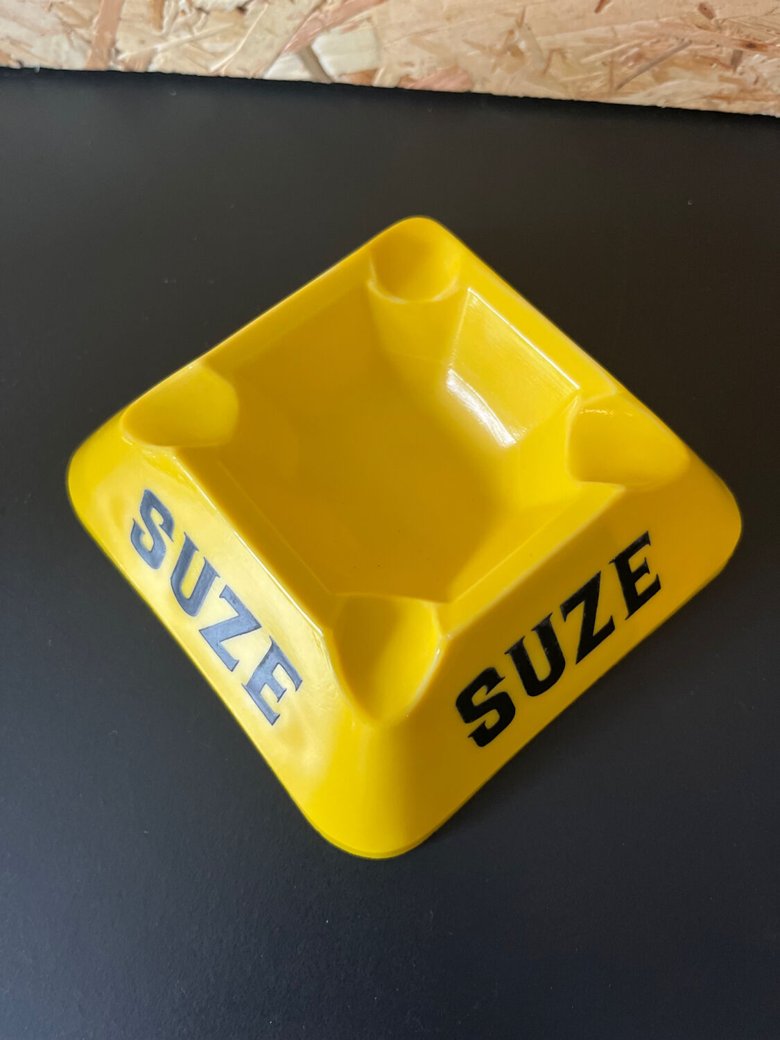 Suze decanter and ashtray