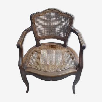 Louis XV-style canné convertible chair