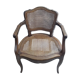 Fauteuil cabriolet canné de style Louis XV