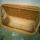 Banc coffre en osier