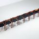 Arne Vodder model 418 dining chairs in rosewood Sibast Mobler Denmark 1960