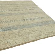 Handwoven Tribal One of a Kind 253 cm x 299 cm Beige Wool Carpet