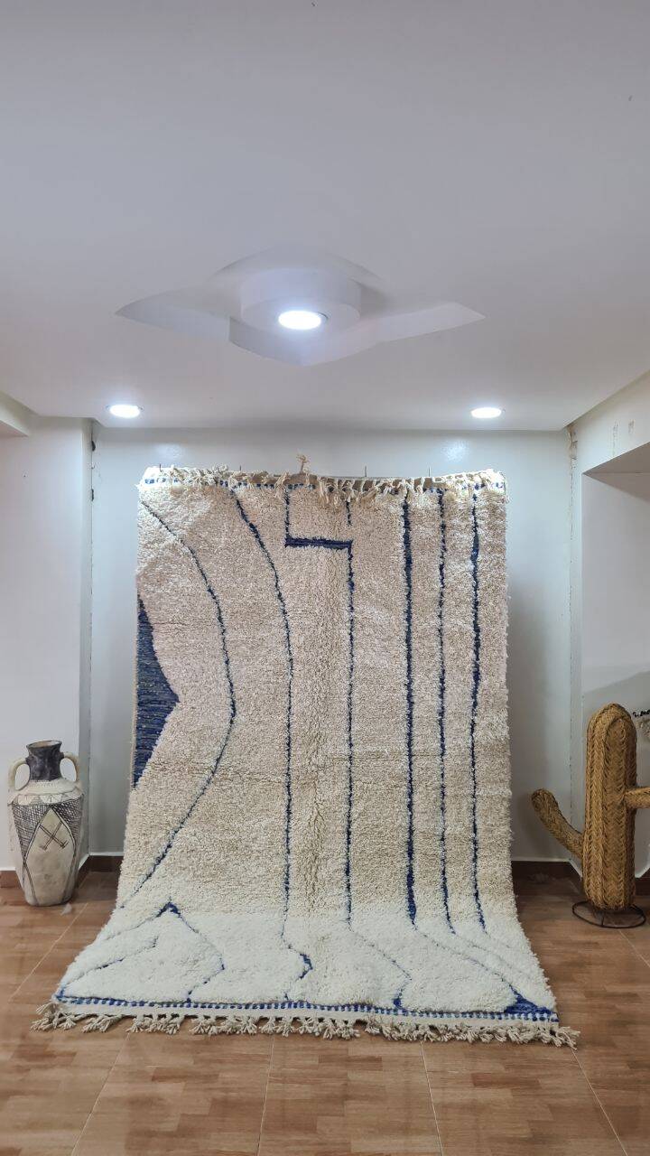 Handmade Beni Ouarain rug 250x150 cm