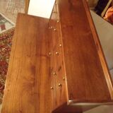 Desk / Secretary in exotic wood 15 drawers