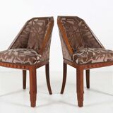 Art Deco set of chairs by Gaston and Fernand Saddier Circa.1925