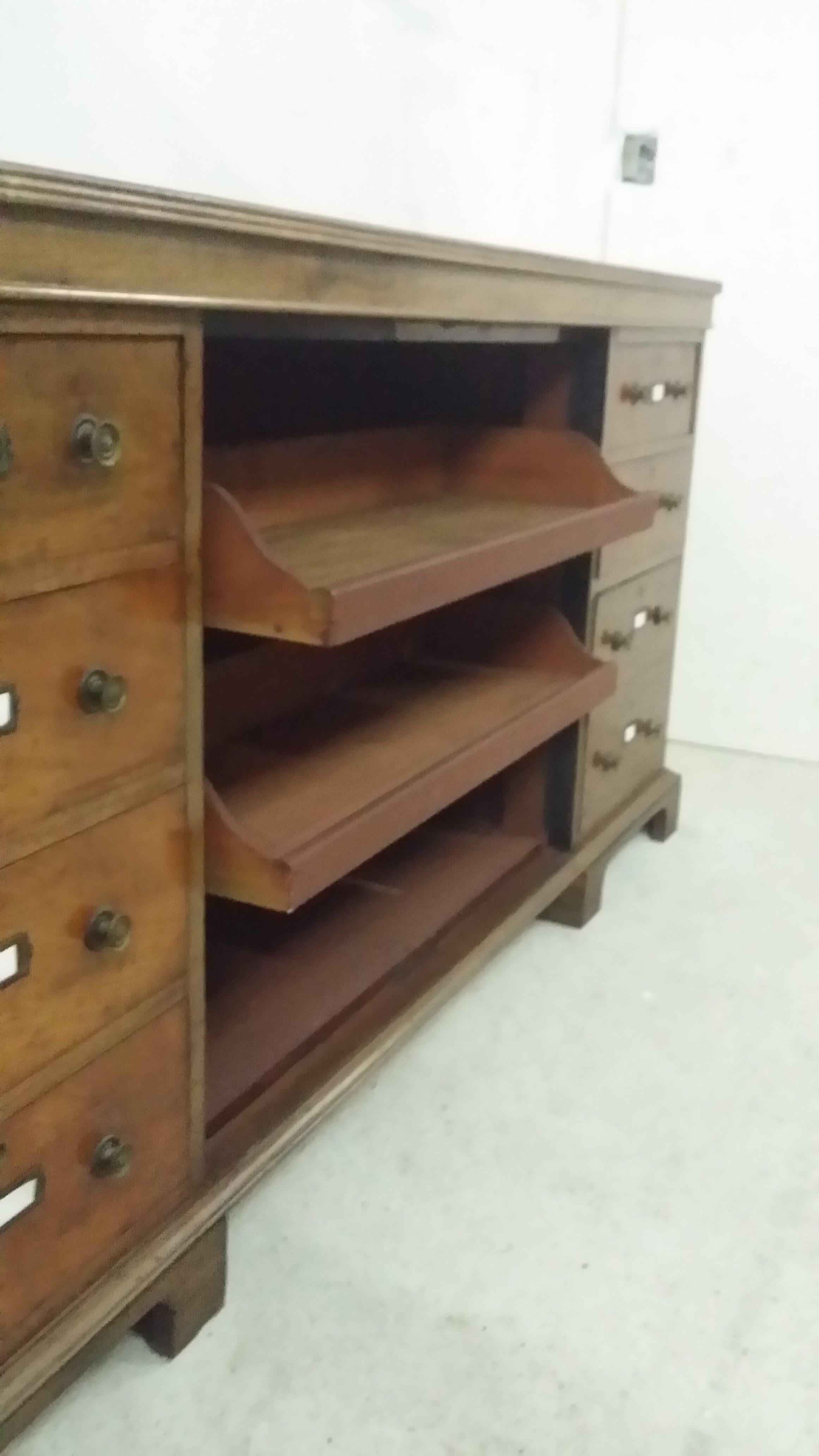 English herbalist's drawer cabinet