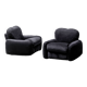 Paire de fauteuils arrigoni busnelli 70s vintage modern antique