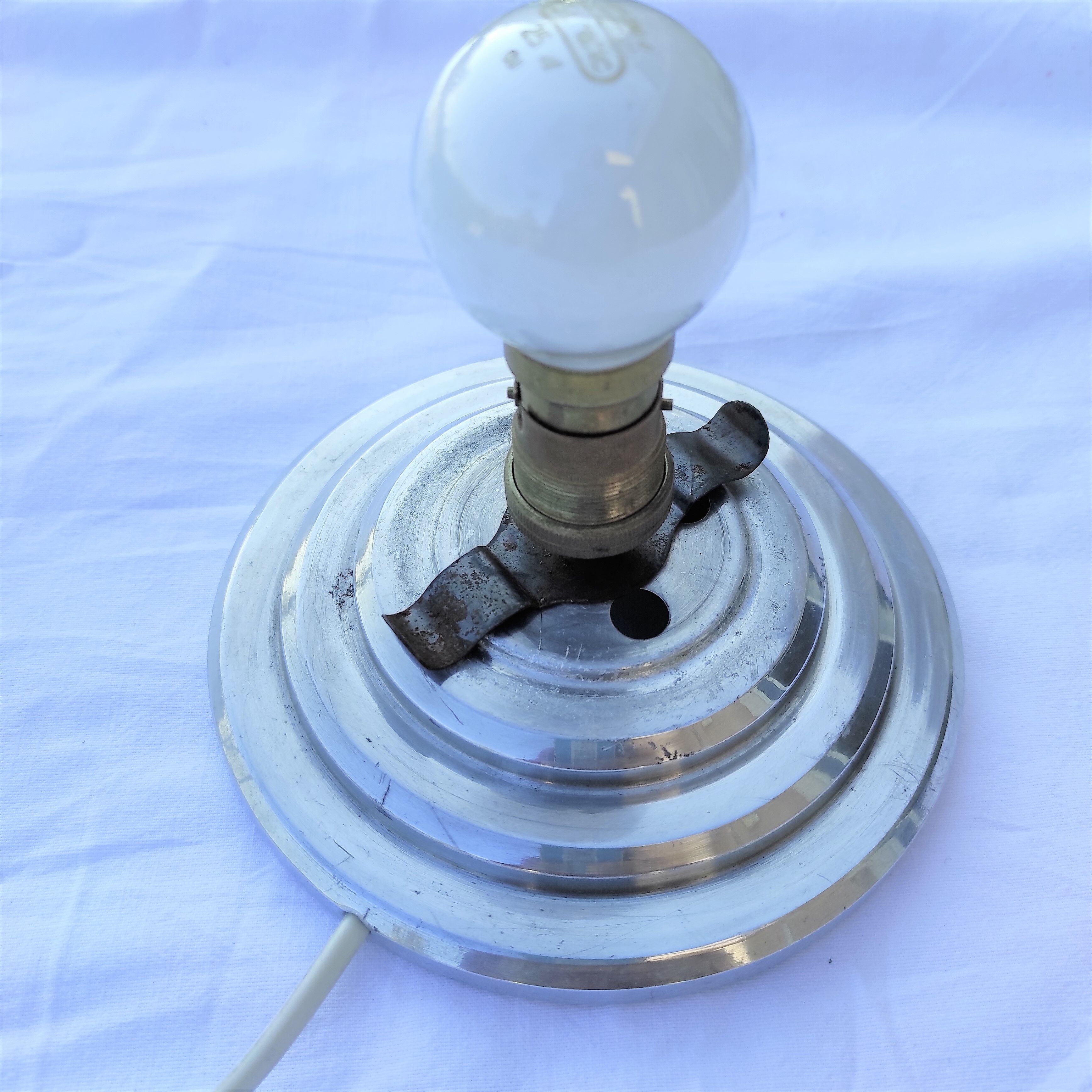 Globle around the 1930s on aluminum base