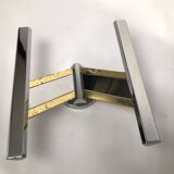 Pair of brass and chrome sconces from Sciolari 70