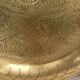 Golden brass tray