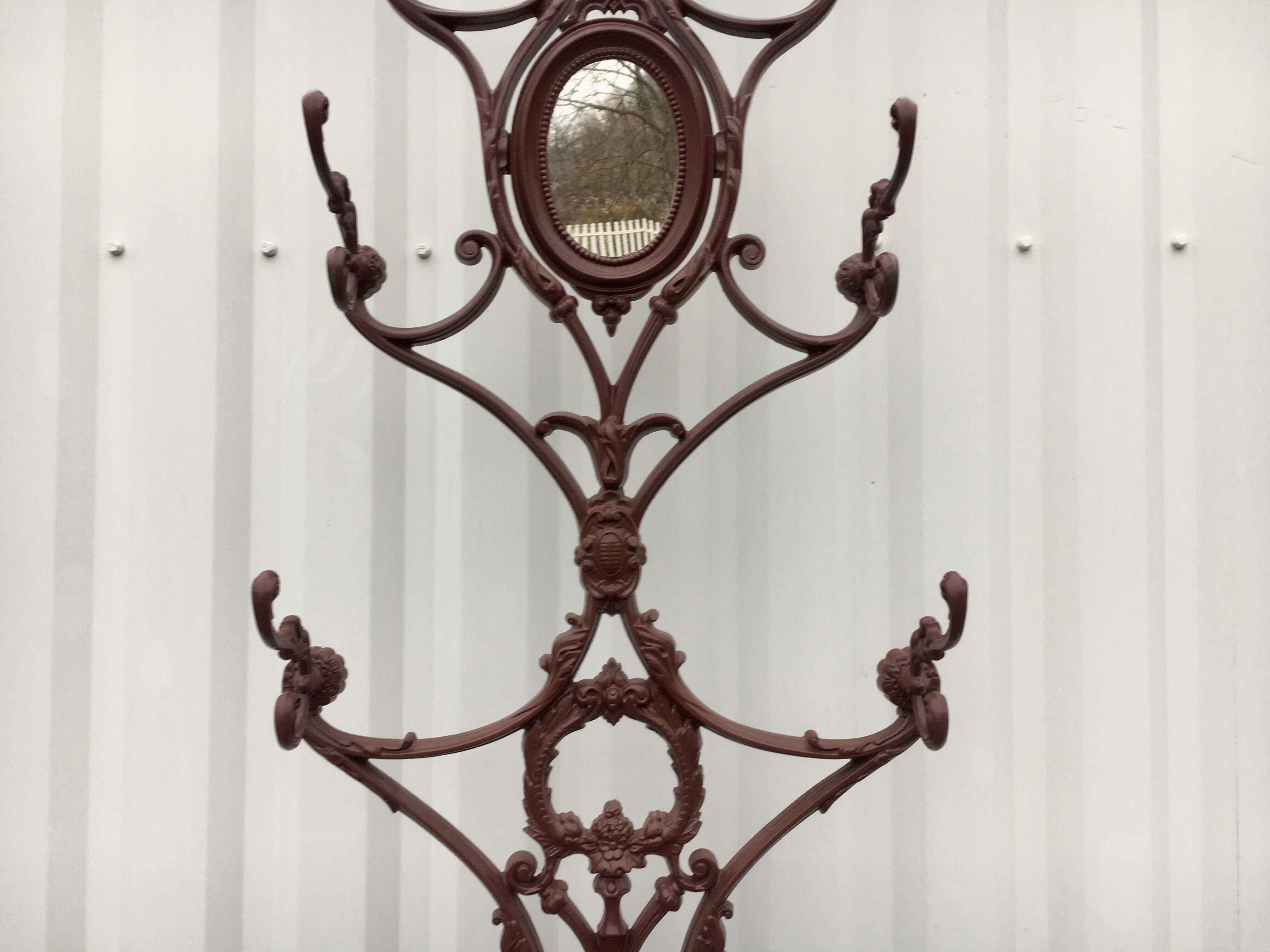 Alfred Corneau Brothers Charleville's coat holder in 19th century cast iron
