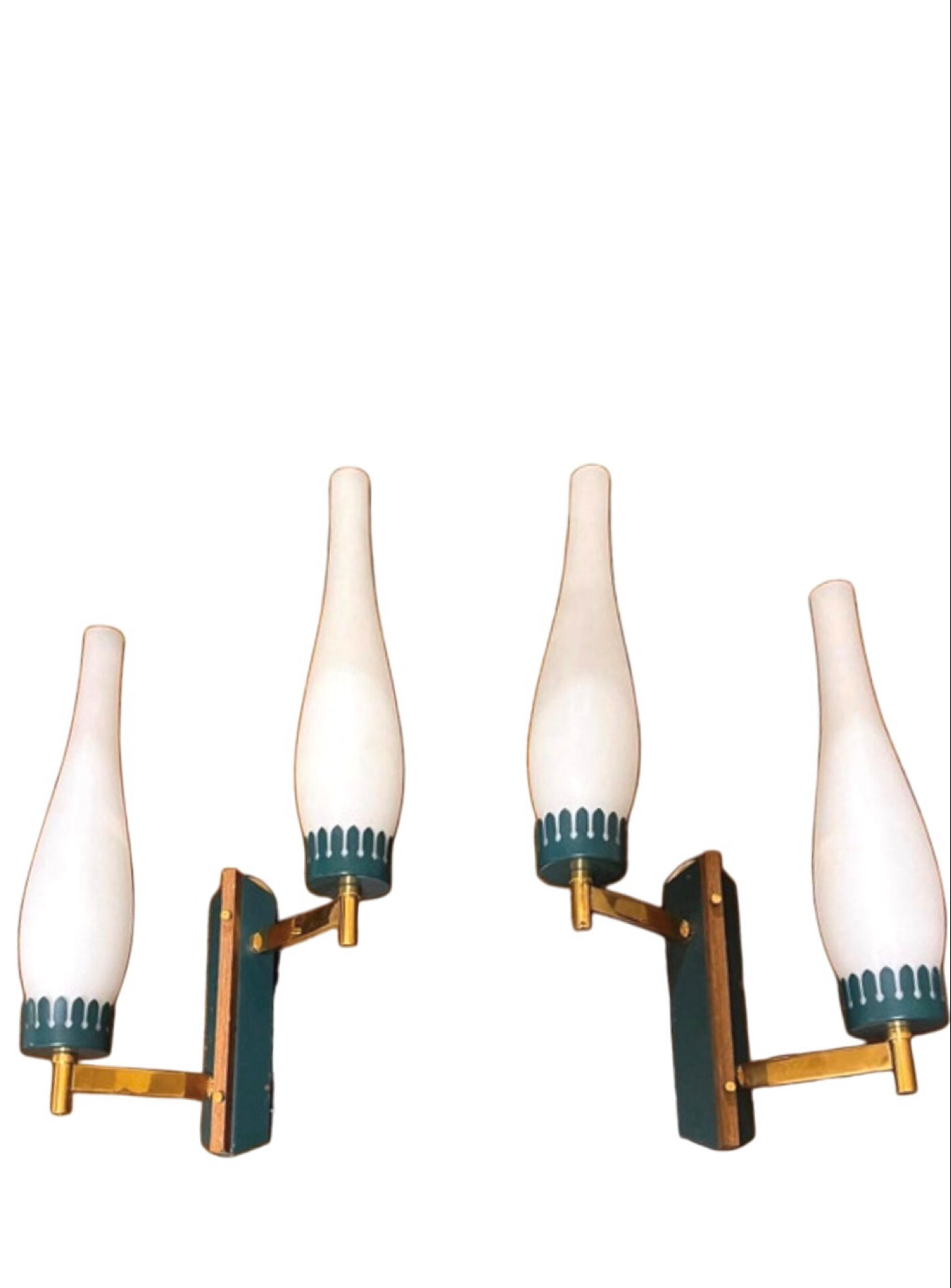 Pair of Stilnovo wall sconces