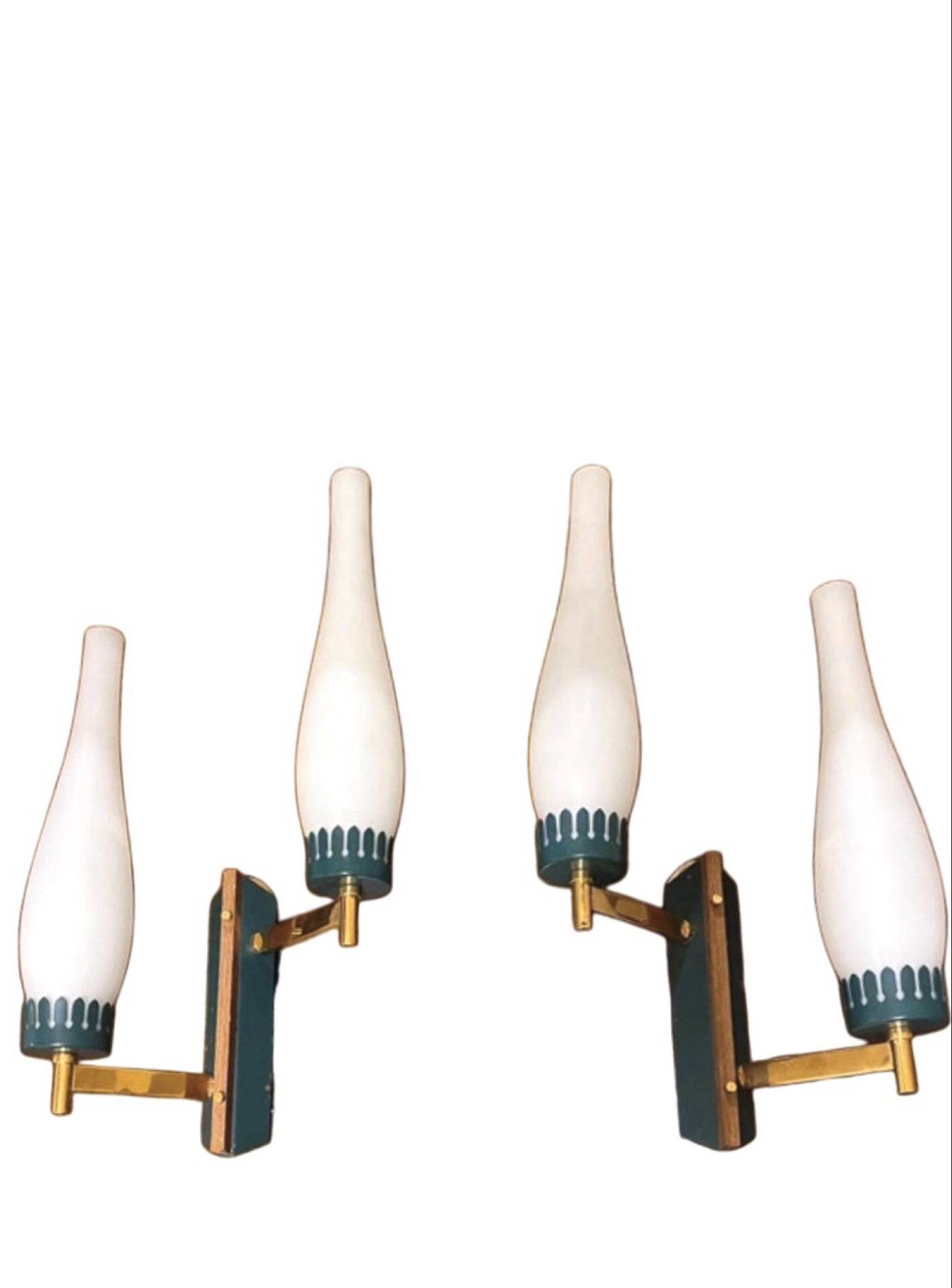 Pair of Stilnovo wall sconces