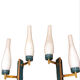 Pair of Stilnovo wall sconces