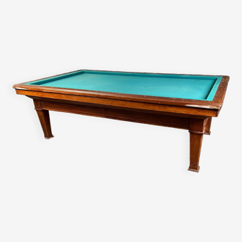 19th century French billiard table in solid fruit wood