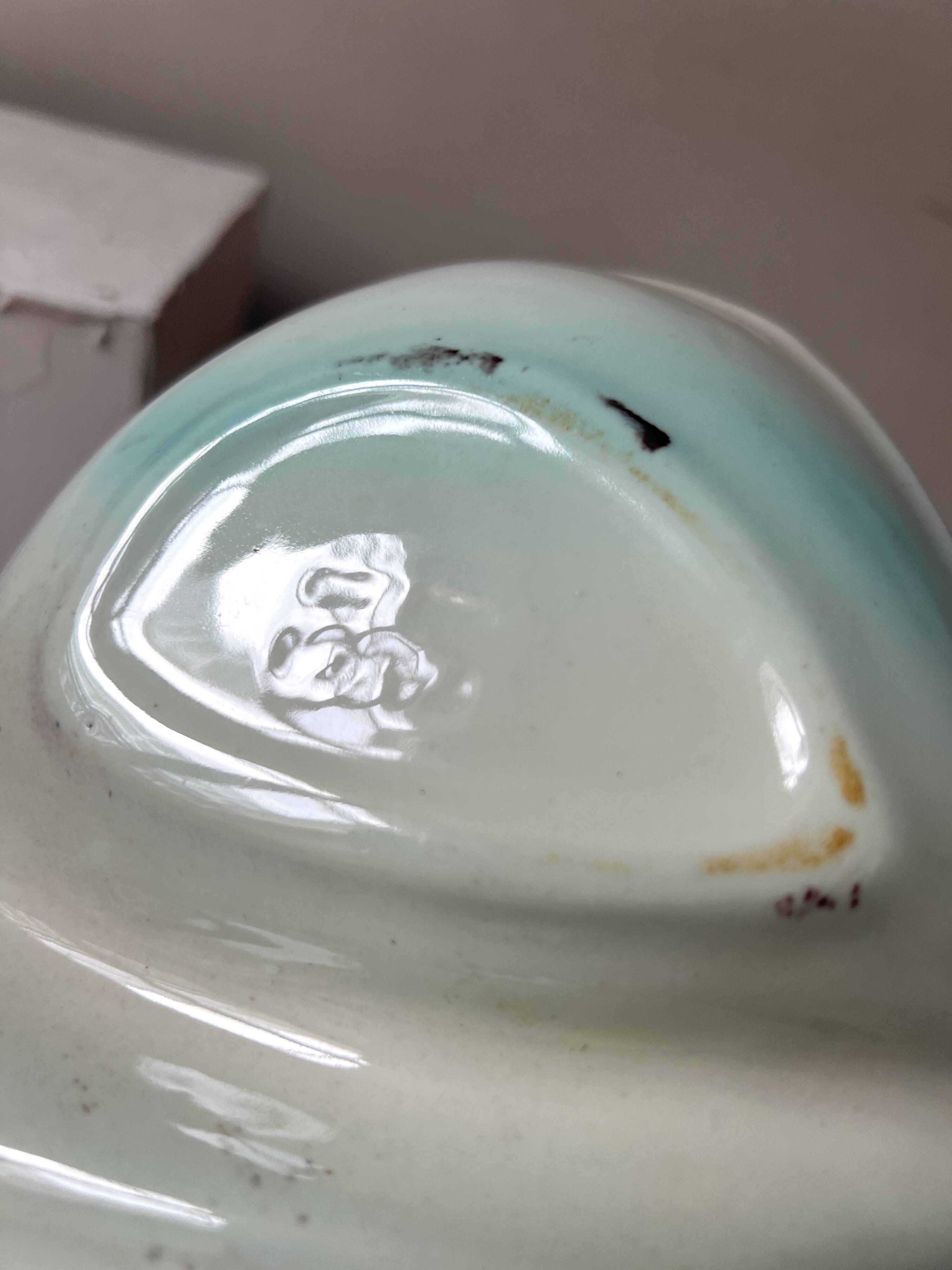 Enamelled ceramic pocket bowl – Vallauris / 1950s-70s