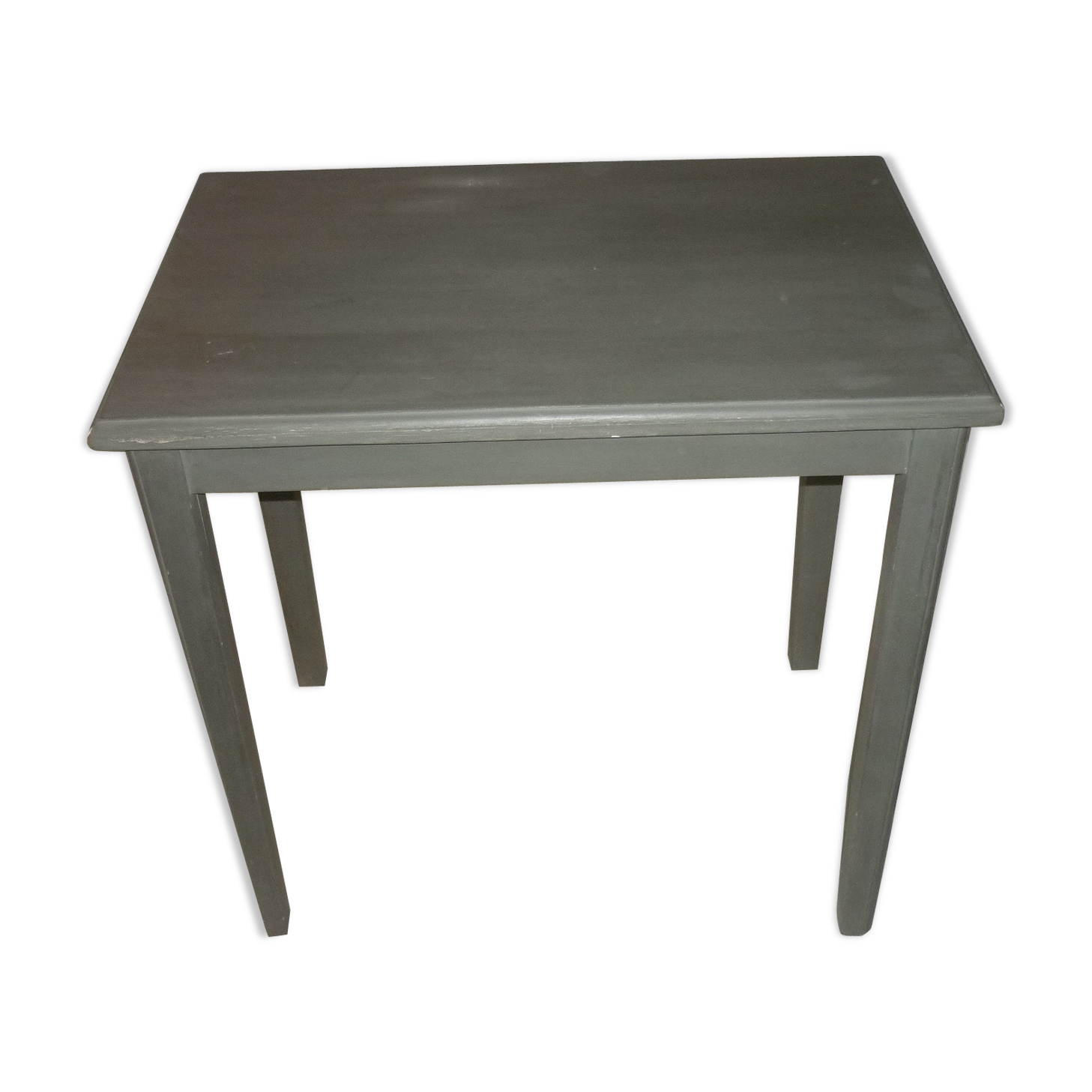 Grey painted wooden table