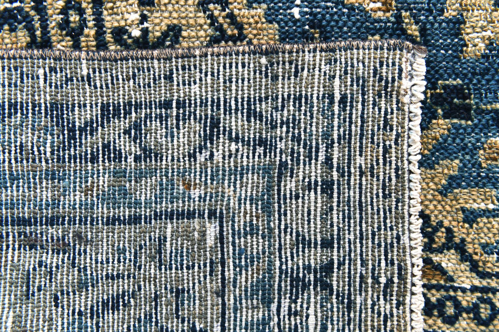 Classic Pattern Navy Blue Persian Rug, 311x402Cm