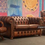 Classy & Beautiful Chesterfield Style Sofa Bed
