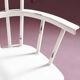 Ecru Aluminum Bridge Chair - Louise