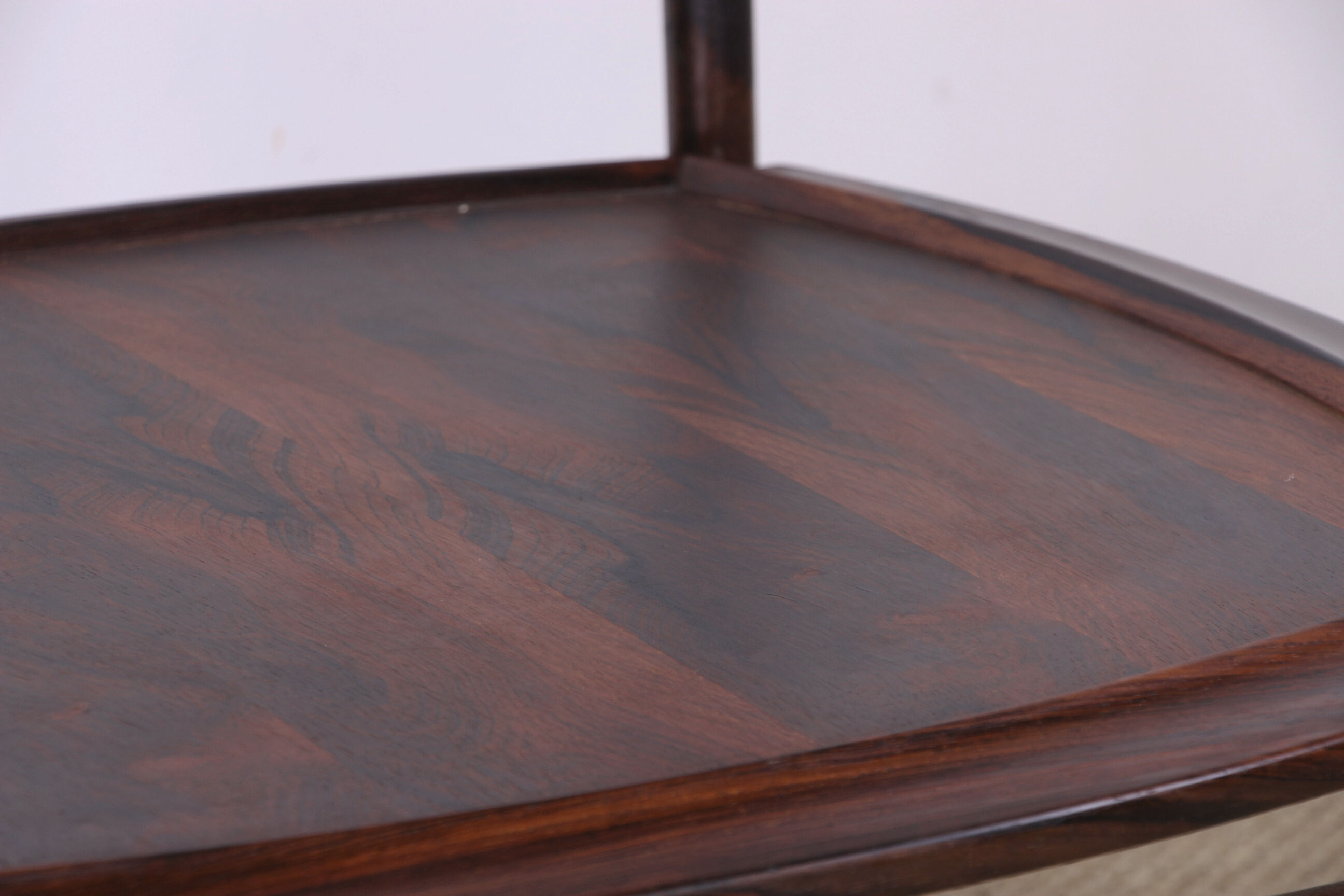 Brazilian service, 2 reversible trays Rosewood and Formica, Cantù Móveis for Interiores.