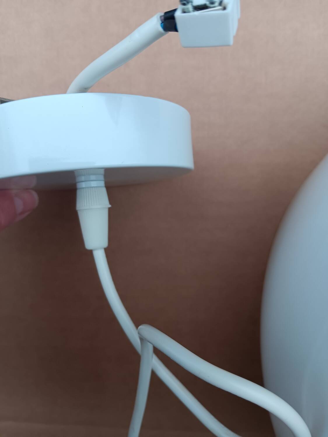 Space Age pendant lamp by Mathias