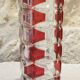 Ruby-colored glass vase by JG Durand and produced by Luminarc circa 1970