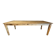 Solid oak farmhouse table "brut" 247x89, top "chocolate oak"