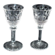 Set of 2 Tommy liqueur glasses in cut crystal of Saint-Louis 9.5cm
