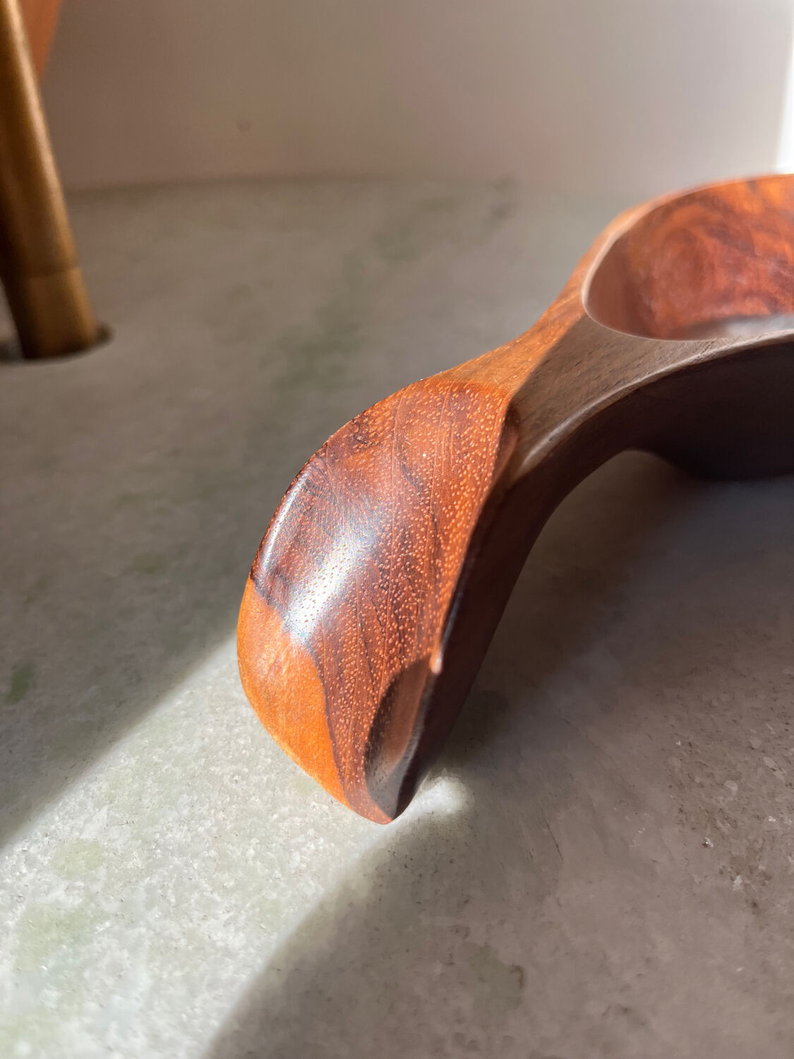 Jean Gillon, Brazil. Rosewood bowl with handle