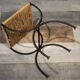Stool metal & rope 1950