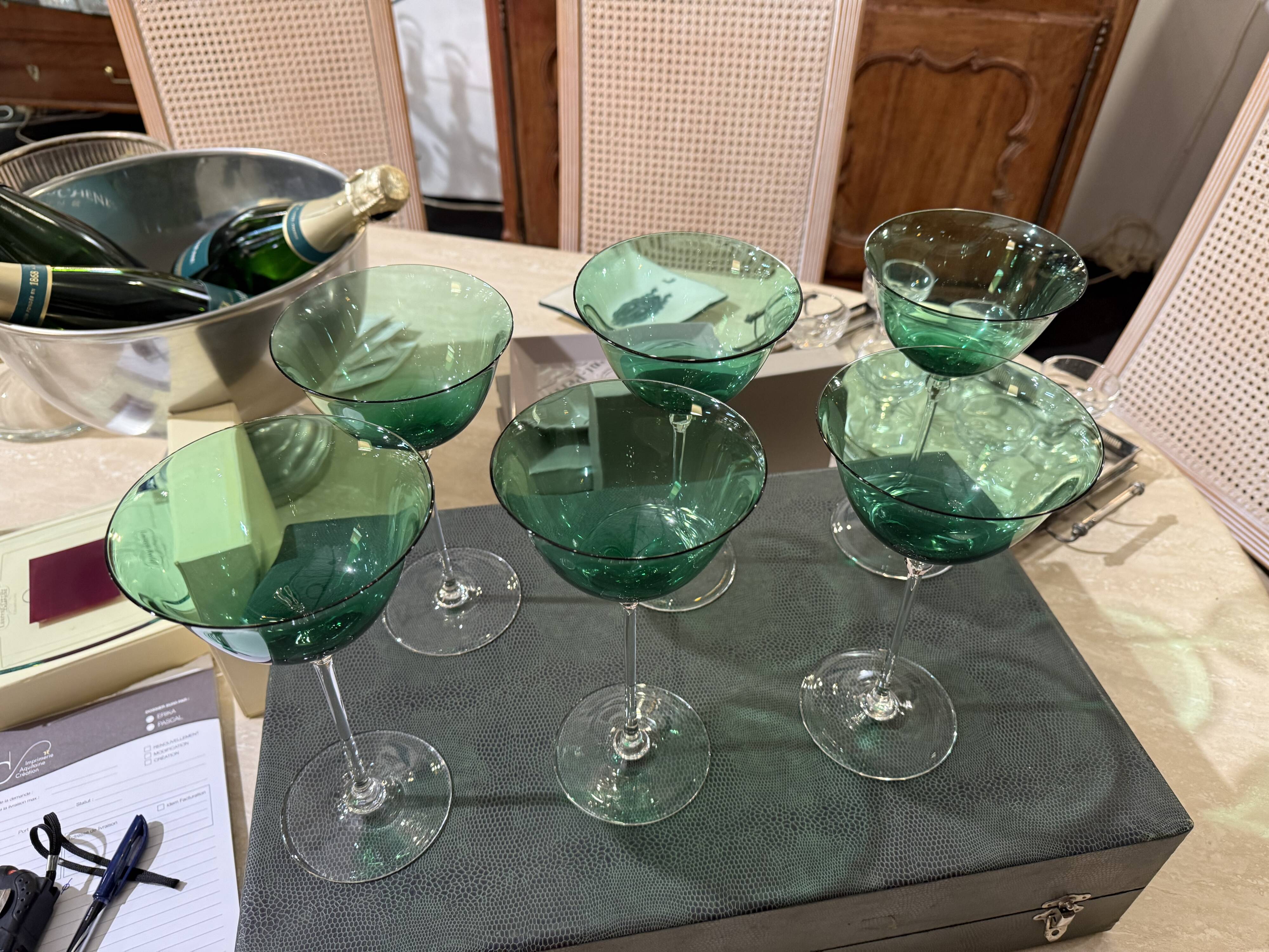 6 Grignet de St Loup Cocktail Glasses