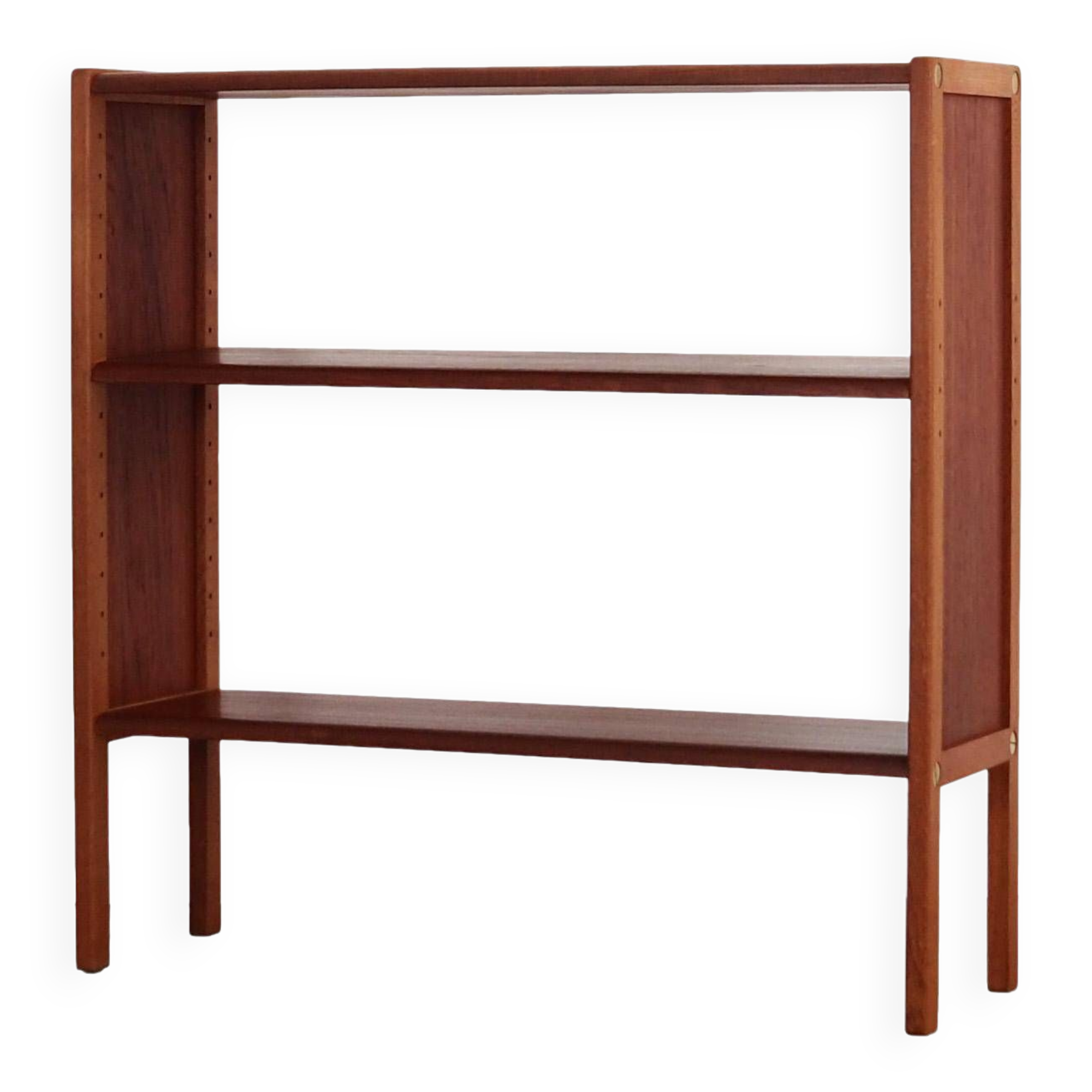 Bibliothèque en teck, design danois, années 1970, production : Danemark