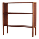 Bibliothèque en teck, design danois, années 1970, production : Danemark