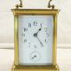 Officer's clock with functioning bell