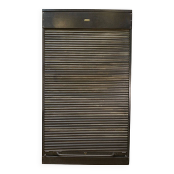 "Ronéo" 1950s Metal Shutter Filing Cabinet