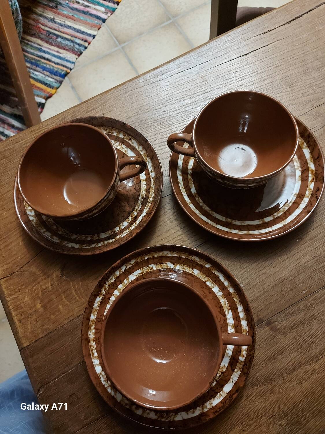 Art Deco coffee or tea service by Digoin Sarreguemines