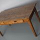 Antique light gold oak 19th century french rustic farmhouse dining table